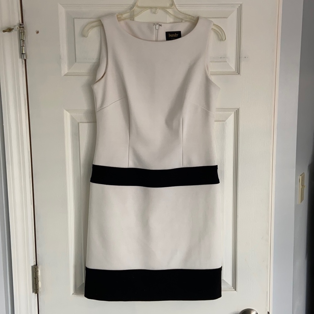 Laundry White & Black Dress